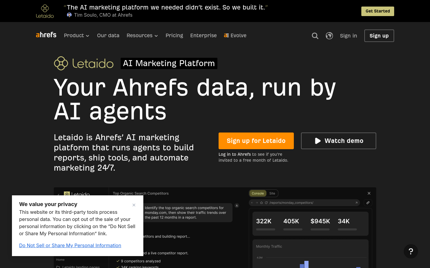 Letaido by Ahrefs