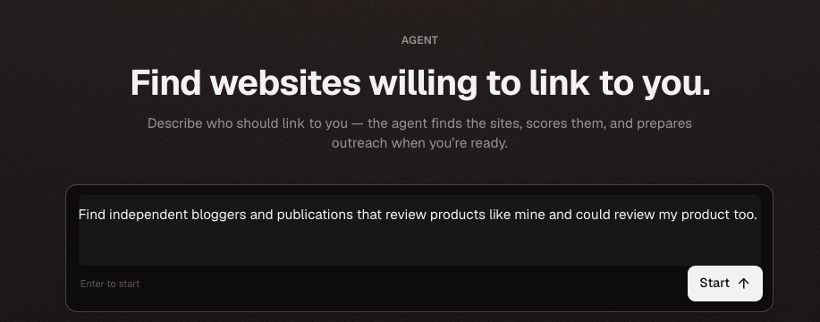 AI Agent prompt asking to find independent product reviewers